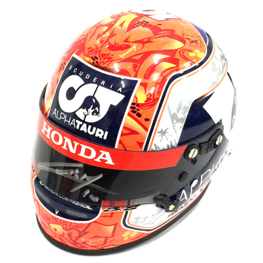 ピエール ガスリー ミニヘルメット 2020 1:2スケール 直筆サイン入り アルファタウリ
